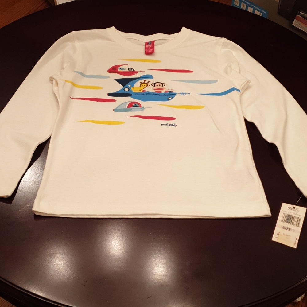 Boys (Size 6) Long-Sleeve White Shirt